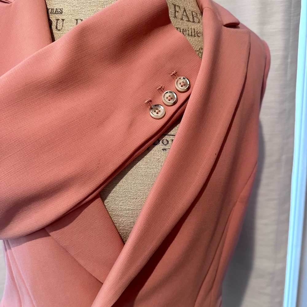 White House Black Market rose color blazer